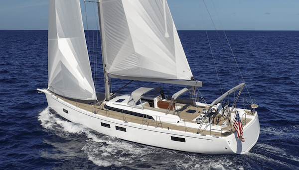 Hylas 60 sailboat under sail