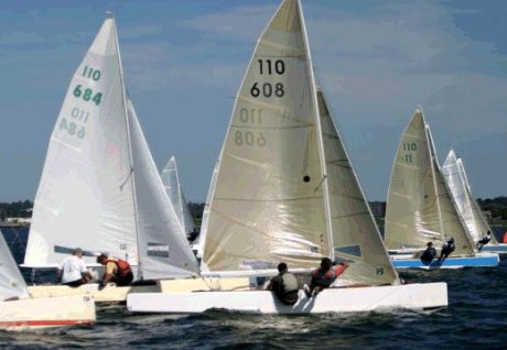 110 sailboat under sail