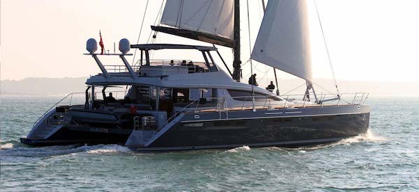 Privilege 740 sailboat under sail