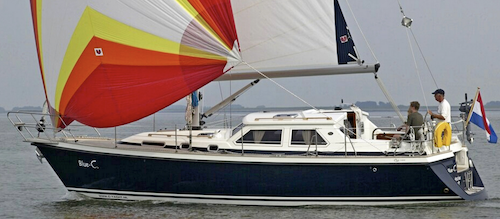 C yacht 1130 ds sailboat under sail