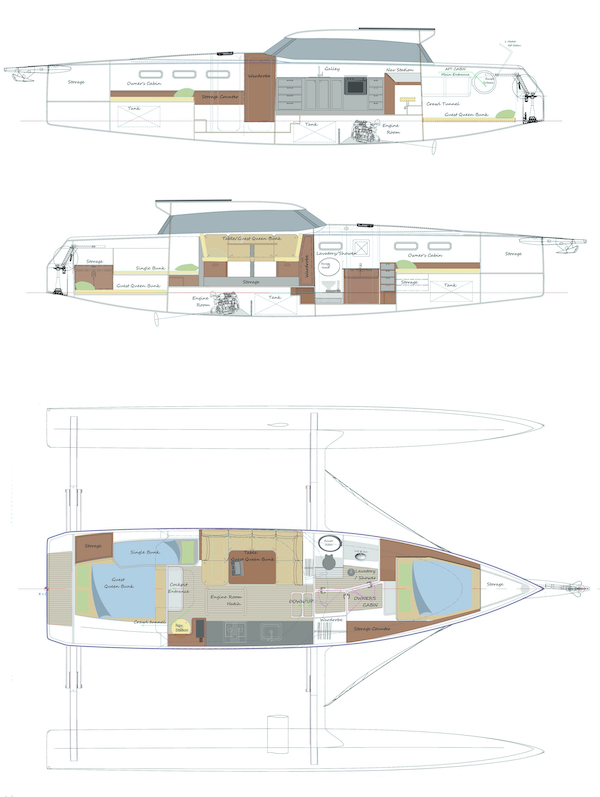 Rapido 40 sailboat under sail