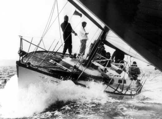 Baltic 46 sailboat under sail