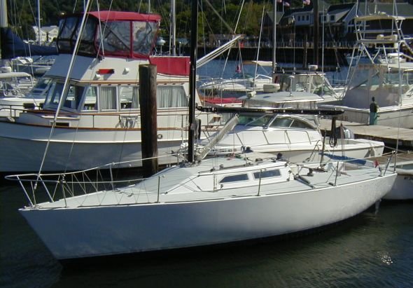 Gs 27 sailboat under sail