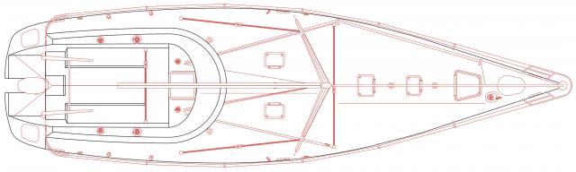 Haka 140 sailboat under sail