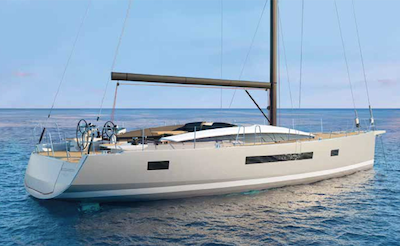 Jeanneau yachts 65 sailboat under sail
