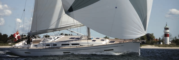 Xc 42 sailboat under sail