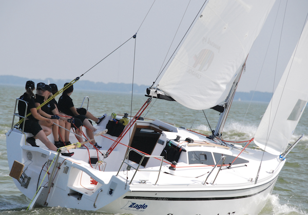 Scandinavia 27 sailboat under sail
