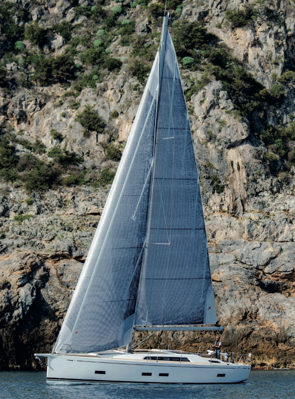 Grand soleil 42 lc sailboat under sail