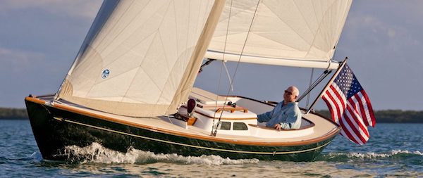 M29 morris sailboat under sail