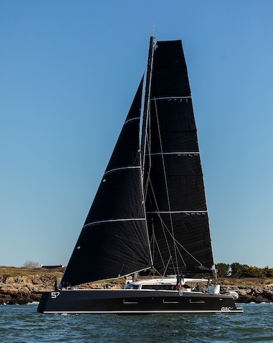 ORC 57 sailboat under sail
