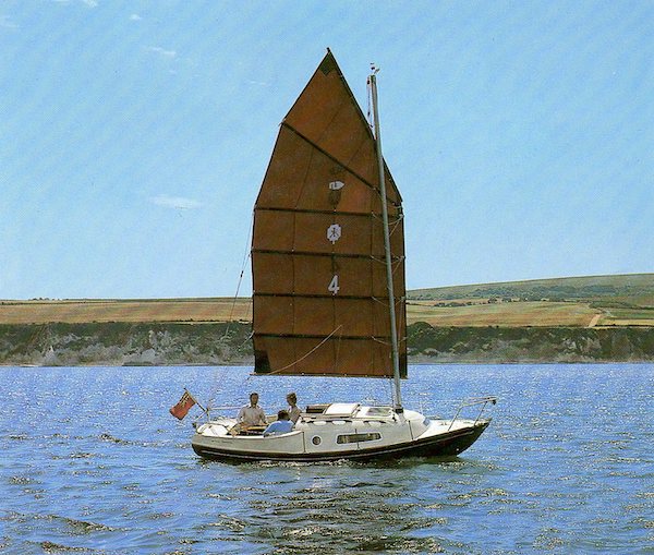 Coromandel sailboat under sail