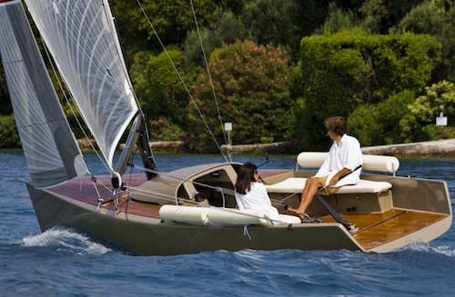 B30 brenta sailboat under sail