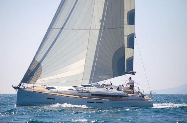 Sun odyssey 449 jeanneau sailboat under sail