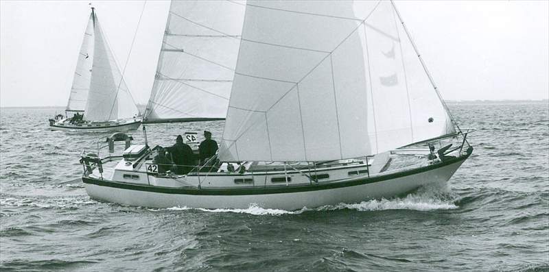 Trintella iii sailboat under sail