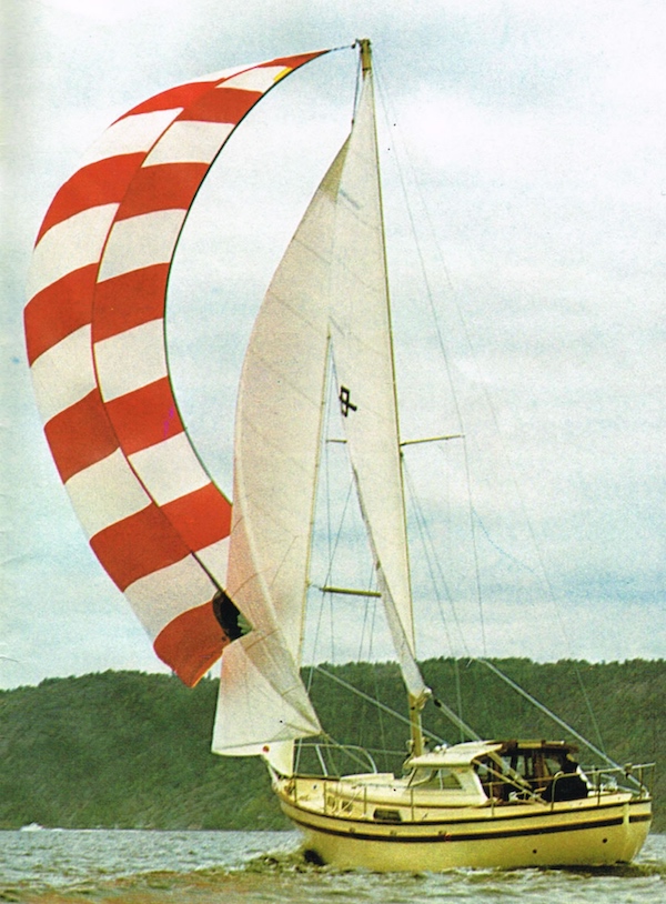 Fjord ms 33 sailboat under sail