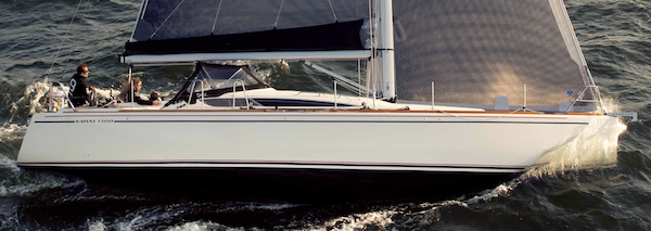 Maxi 1300 sailboat under sail