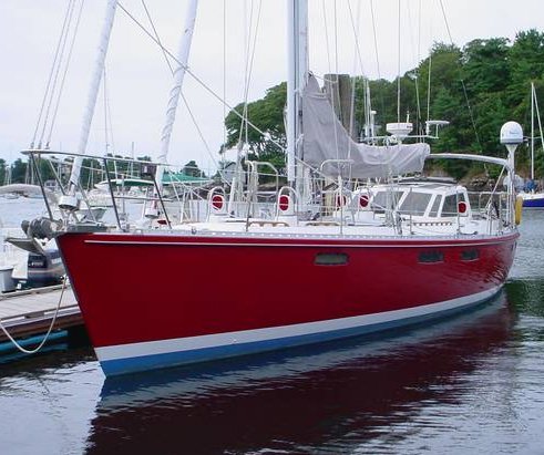 Apogee 50 paine sailboat under sail