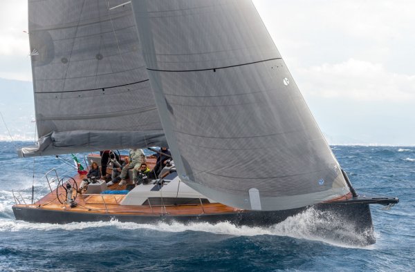 Advanced 44 sailboat under sail