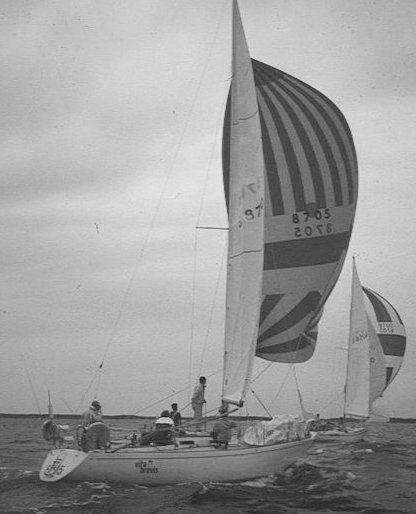 Stratus 36 albin sailboat under sail