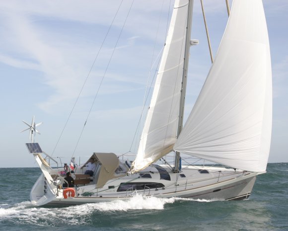 Allures 40 sailboat under sail