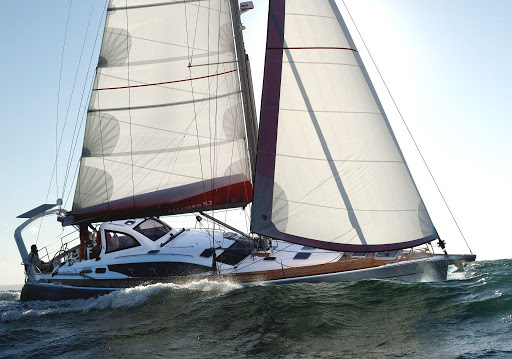 Allures 52 sailboat under sail