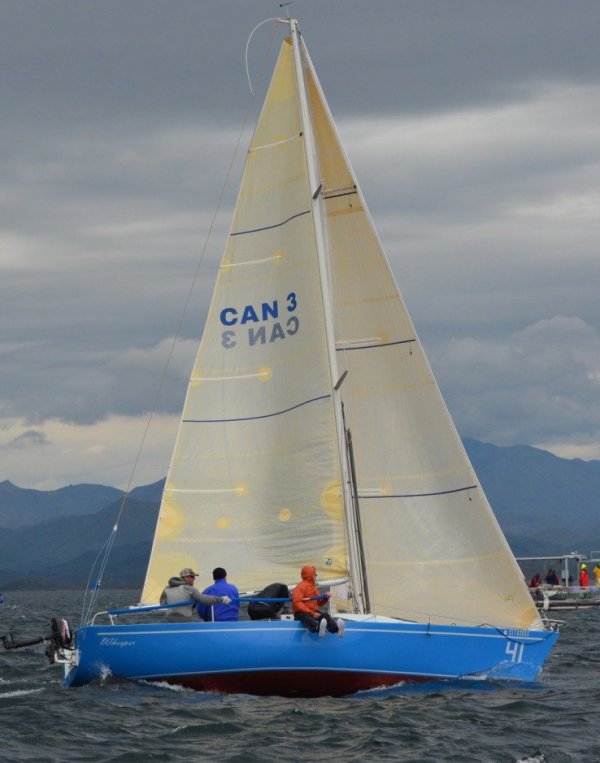 Andrews 26 sailboat under sail