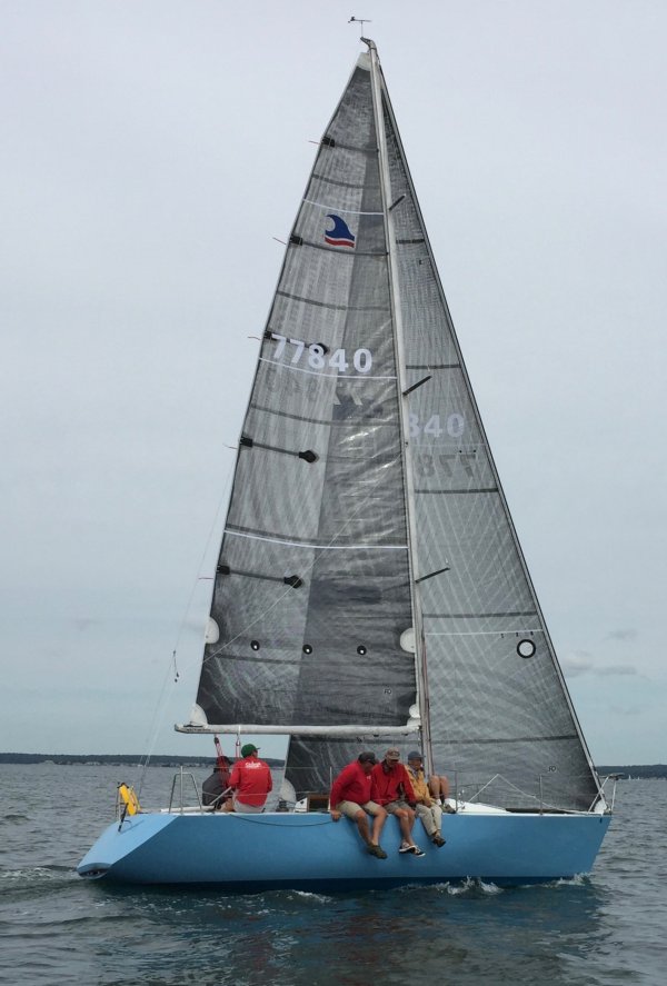 Andrews 30 mki sailboat under sail