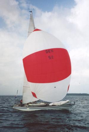 Aphrodite 101 sailboat under sail