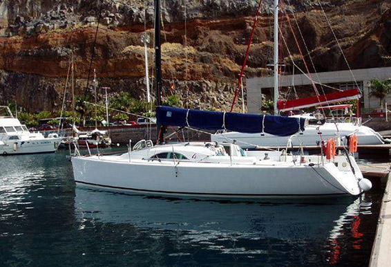 Archambault 40 sailboat under sail