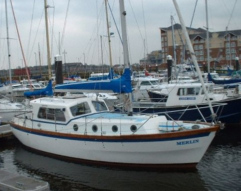 Atlanta 31 colvic sailboat under sail