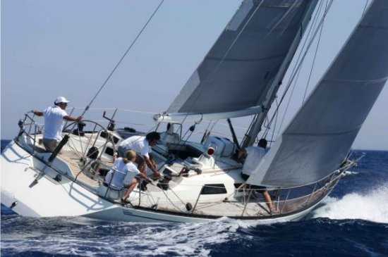 Baltic 40 sailboat under sail