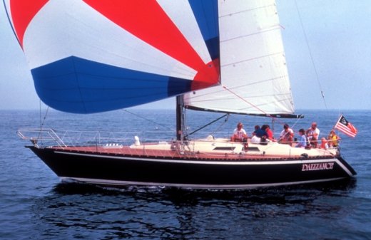 Baltic 42 dp sailboat under sail