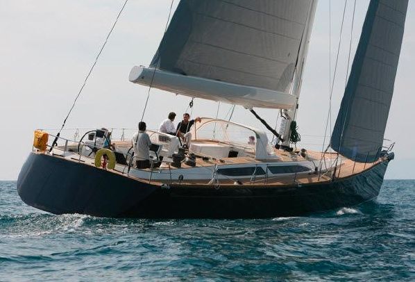 Baltic 66 sailboat under sail