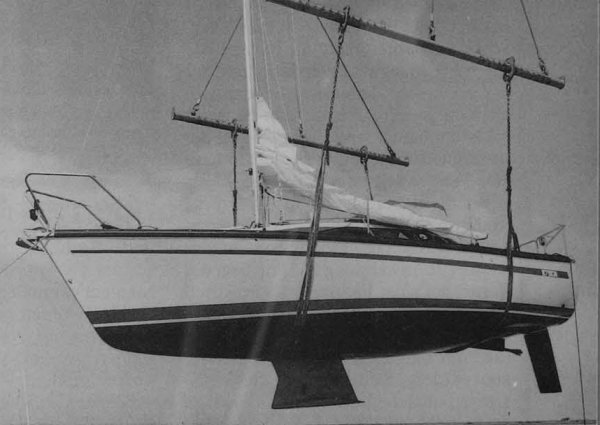 Bavaria 760 sailboat under sail