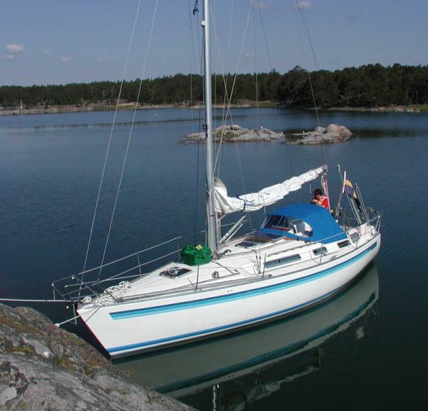 Beason 36 sailboat under sail