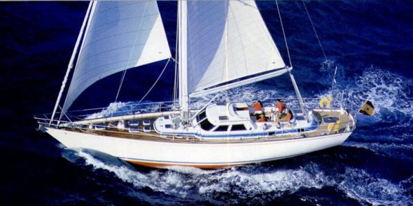 Belliure 63 sailboat under sail