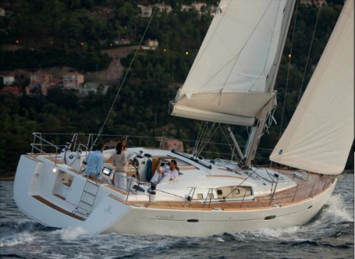 Oceanis 54 Beneteau sailboat under sail