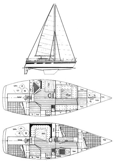 Bi loup 10 sailboat under sail