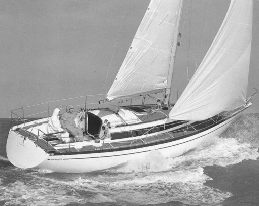 Brise de mer 34 sailboat under sail