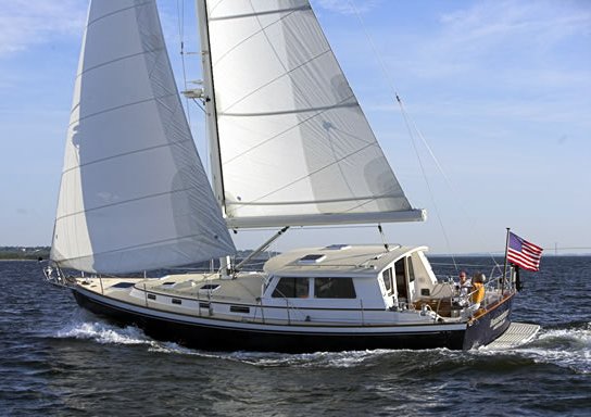 Bruckmann 50 sailboat under sail