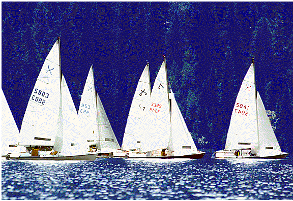 Buccaneer 18 sailboat under sail