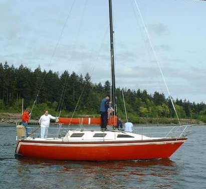 Buccaneer 295 sailboat under sail