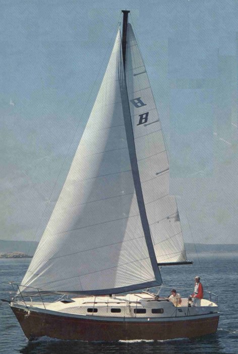 Buccaneer 305 sailboat under sail