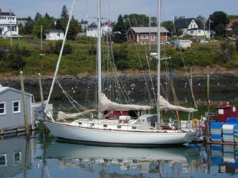 Cape dory 36 kth sailboat under sail