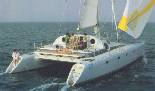 Casamanche 45 sailboat under sail