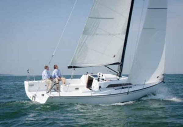 C&C 101 sailboat under sail