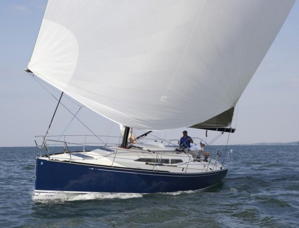 C&C 115 sailboat under sail