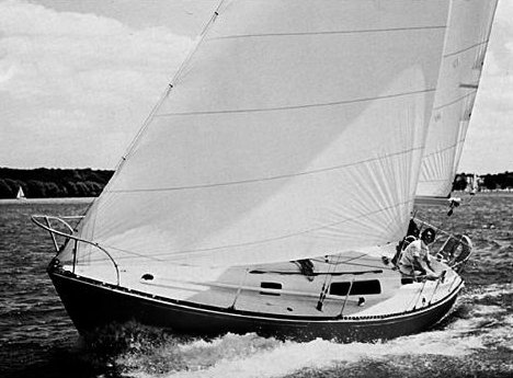 C&C 30 1 1 506 sailboat under sail