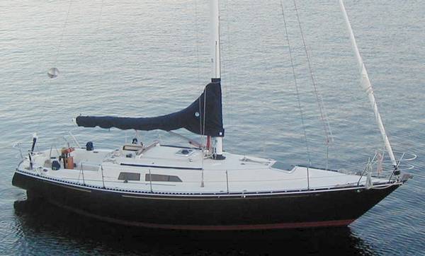 C&C 36 1 sailboat under sail