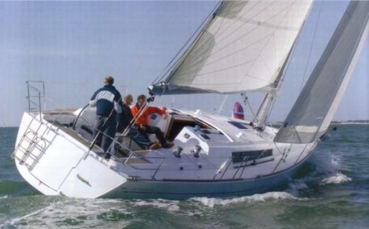 Centurion 40s sailboat under sail